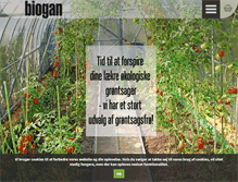 Tablet Screenshot of biogan.dk